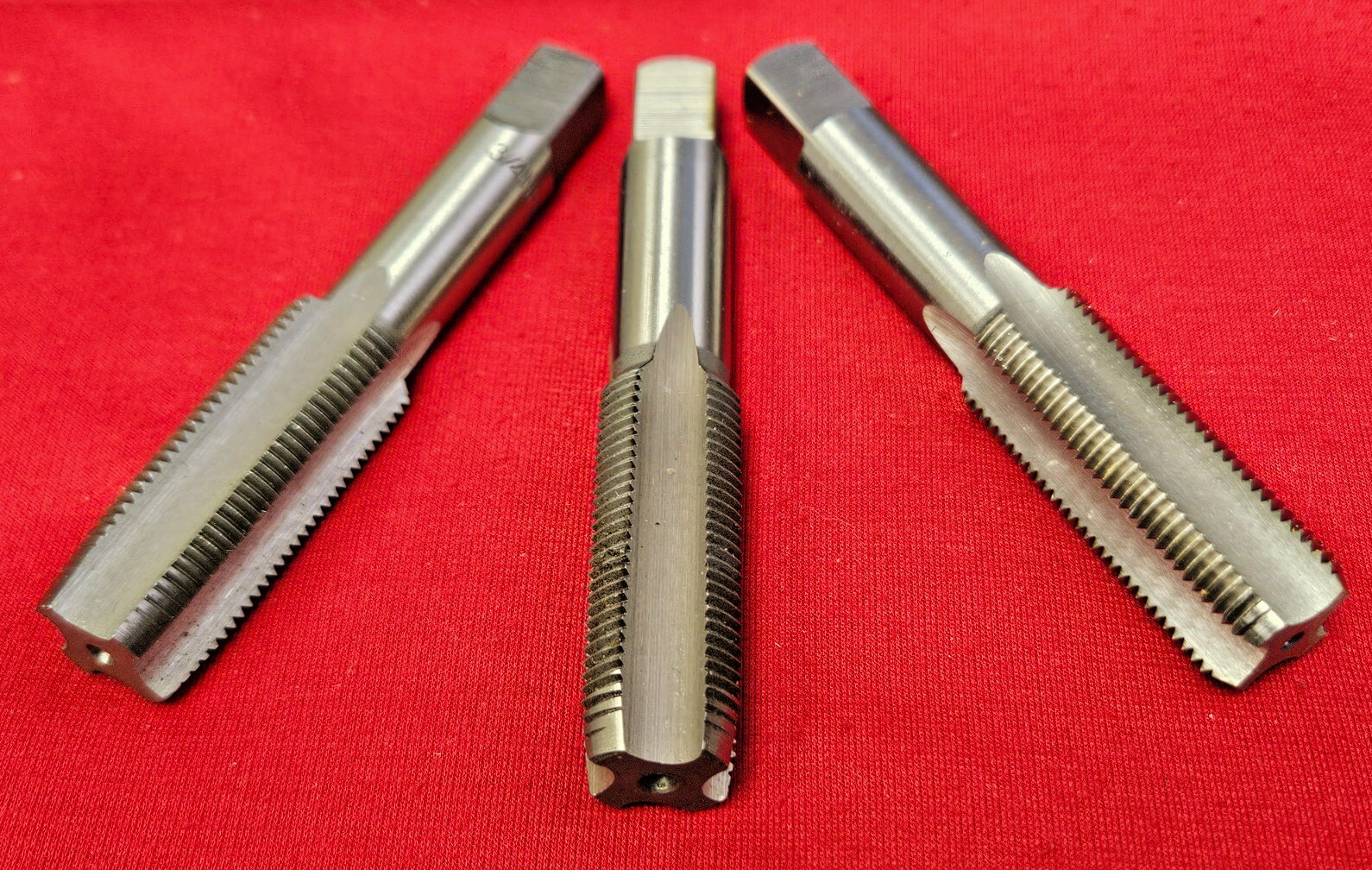 3/4-16 NF 3Pc Tap Set DWTS3/4-16 w/ Taper Plug & Bottom CS by Drill America