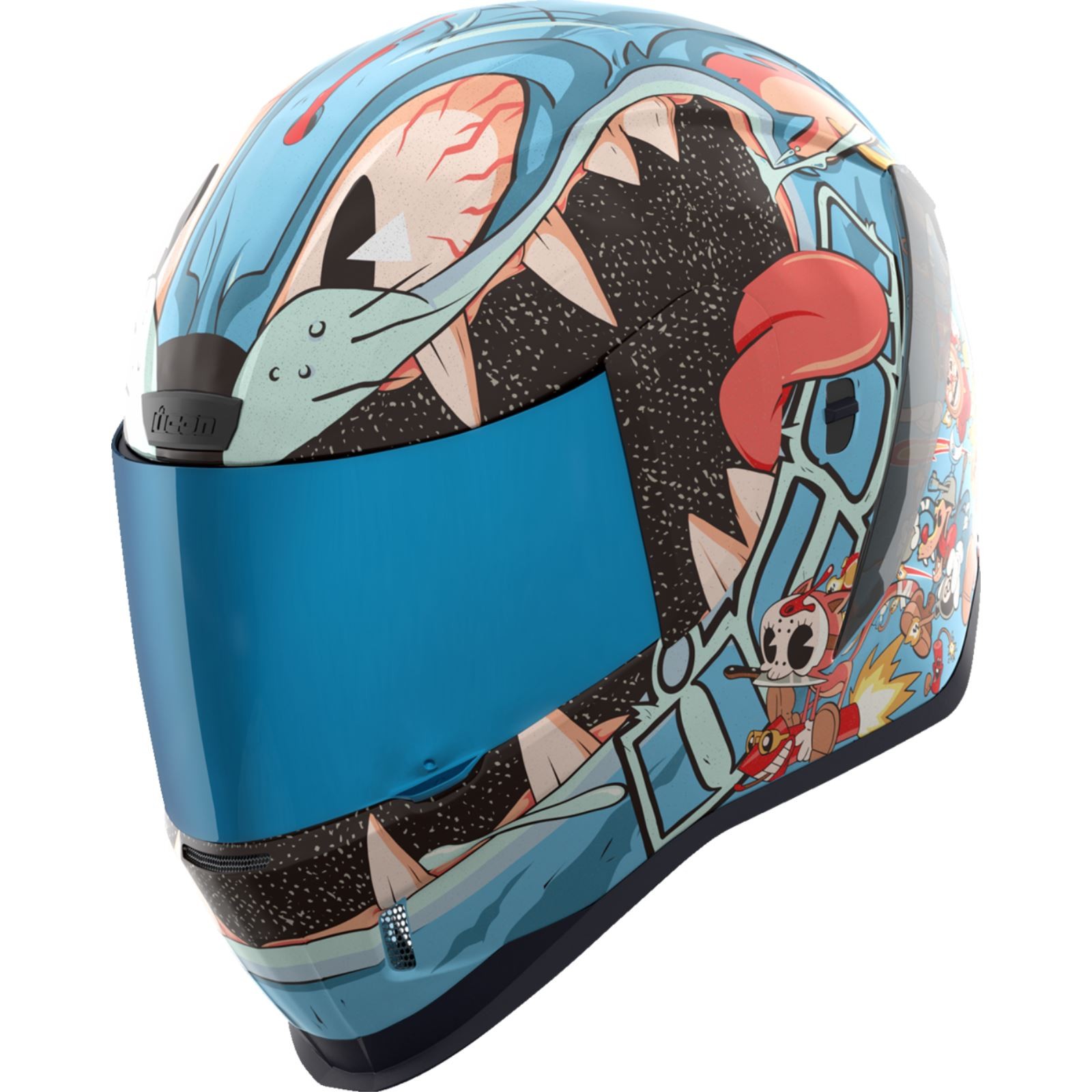 ICON Airform™ Helmet - 9 Lives - Blue - X-Large 0101-17387