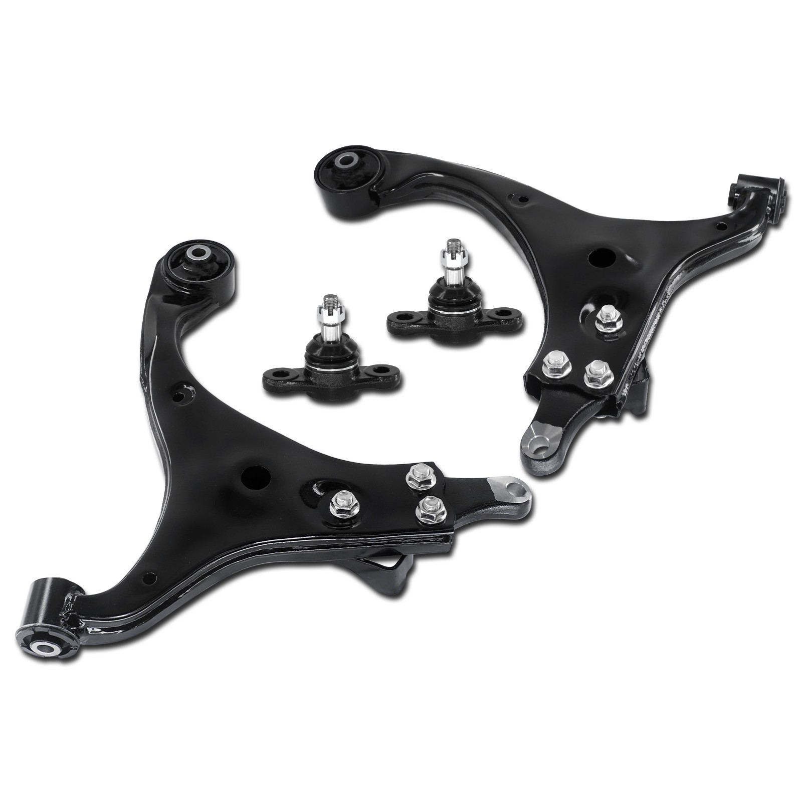 4Pcs Front Lower Control Arms Ball Joints Suspension Kit for 2010-2013 Kia Forte