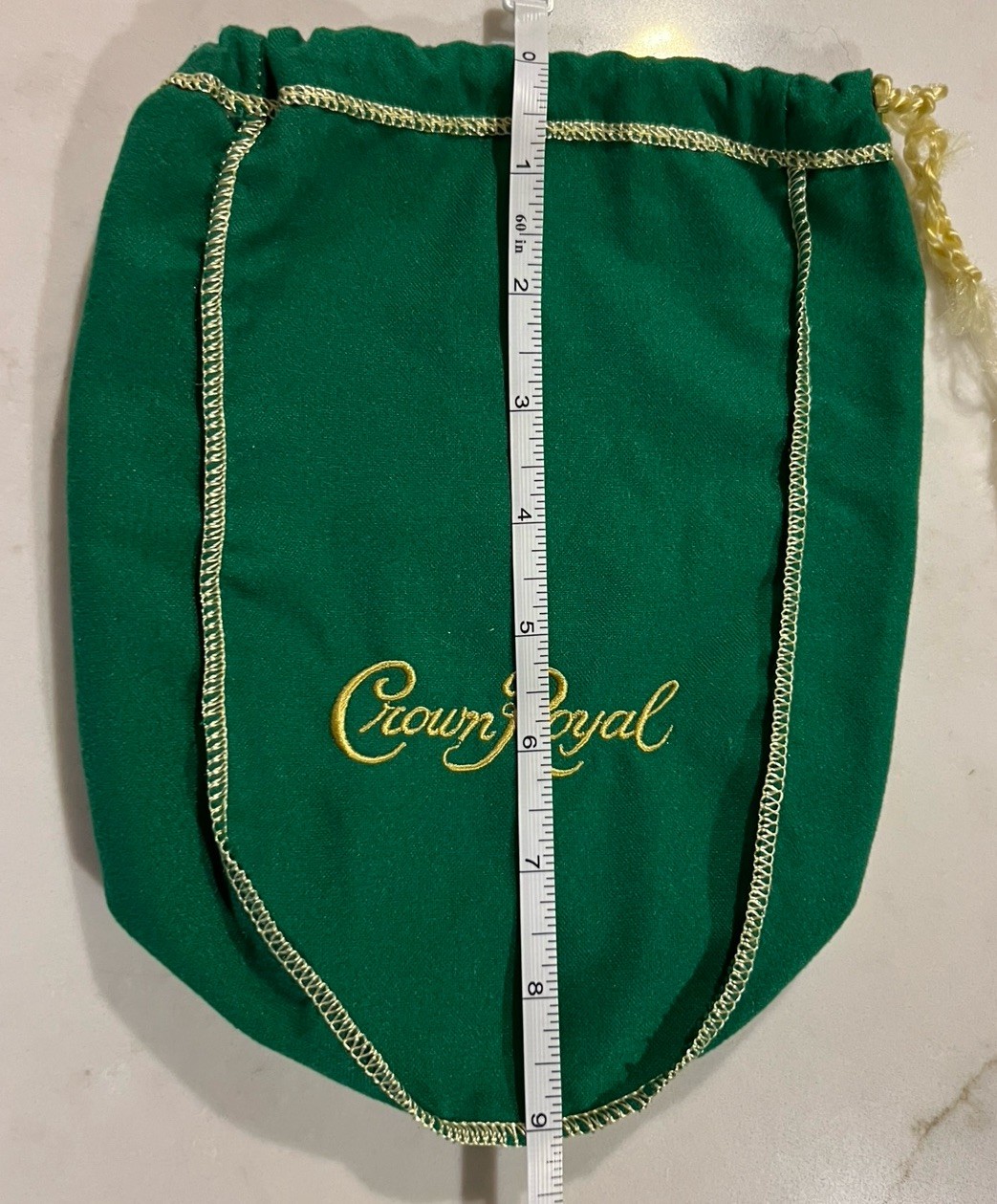 Green Crown Royal Bags Medium (7" x 9" - 750ml)