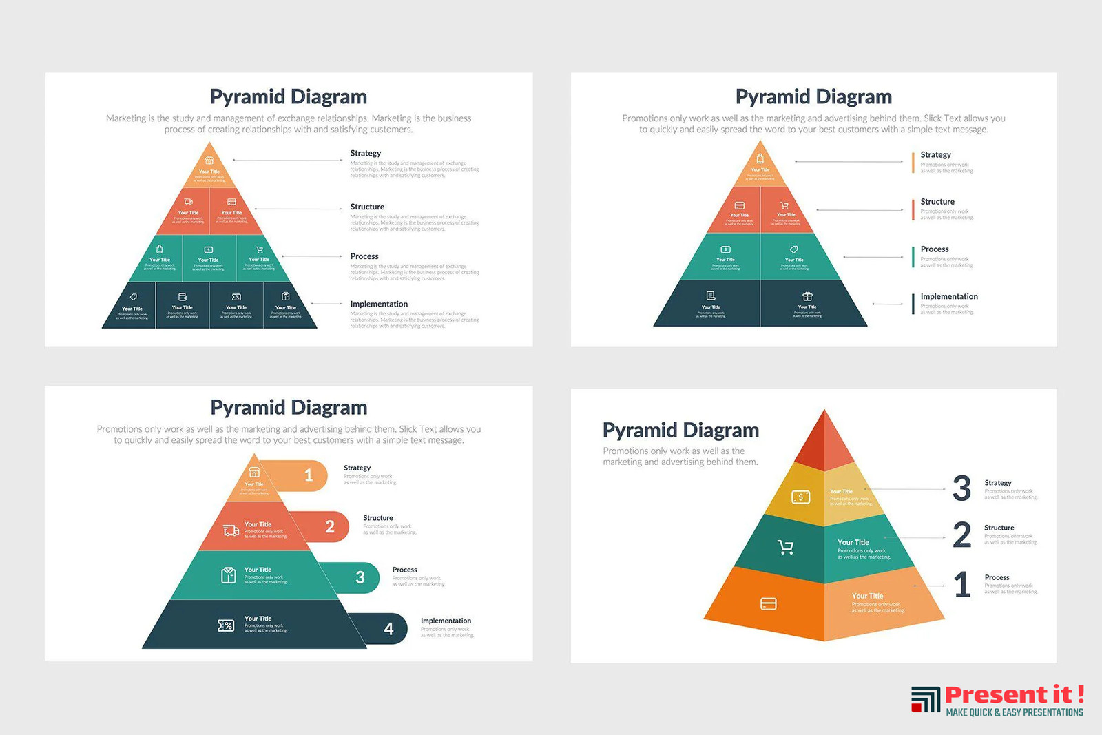 Pyramid Diagram Templates