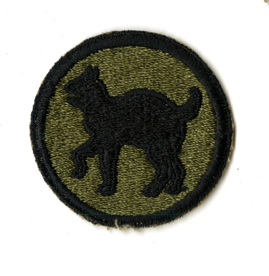 81st Infantry Division White Back Patch WWII Original Philippines