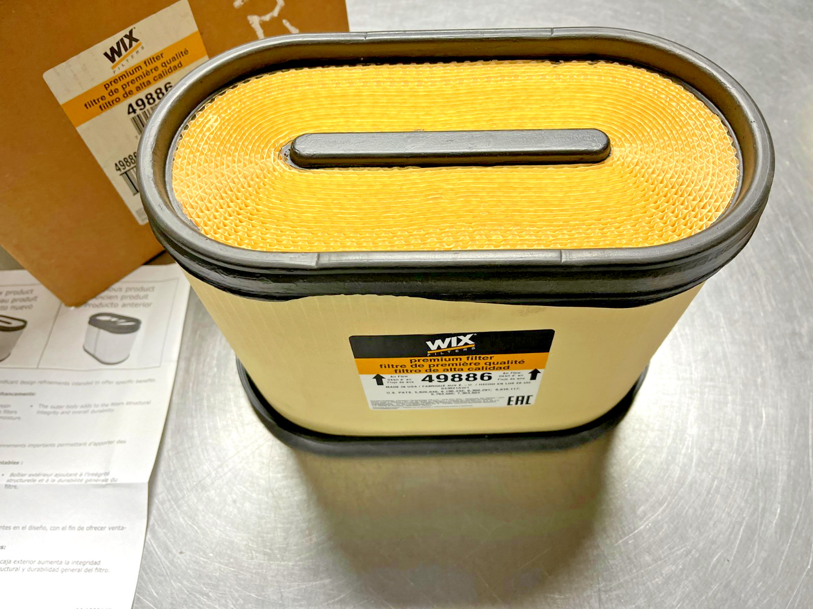 49886 Genuine WIX Air FILTER