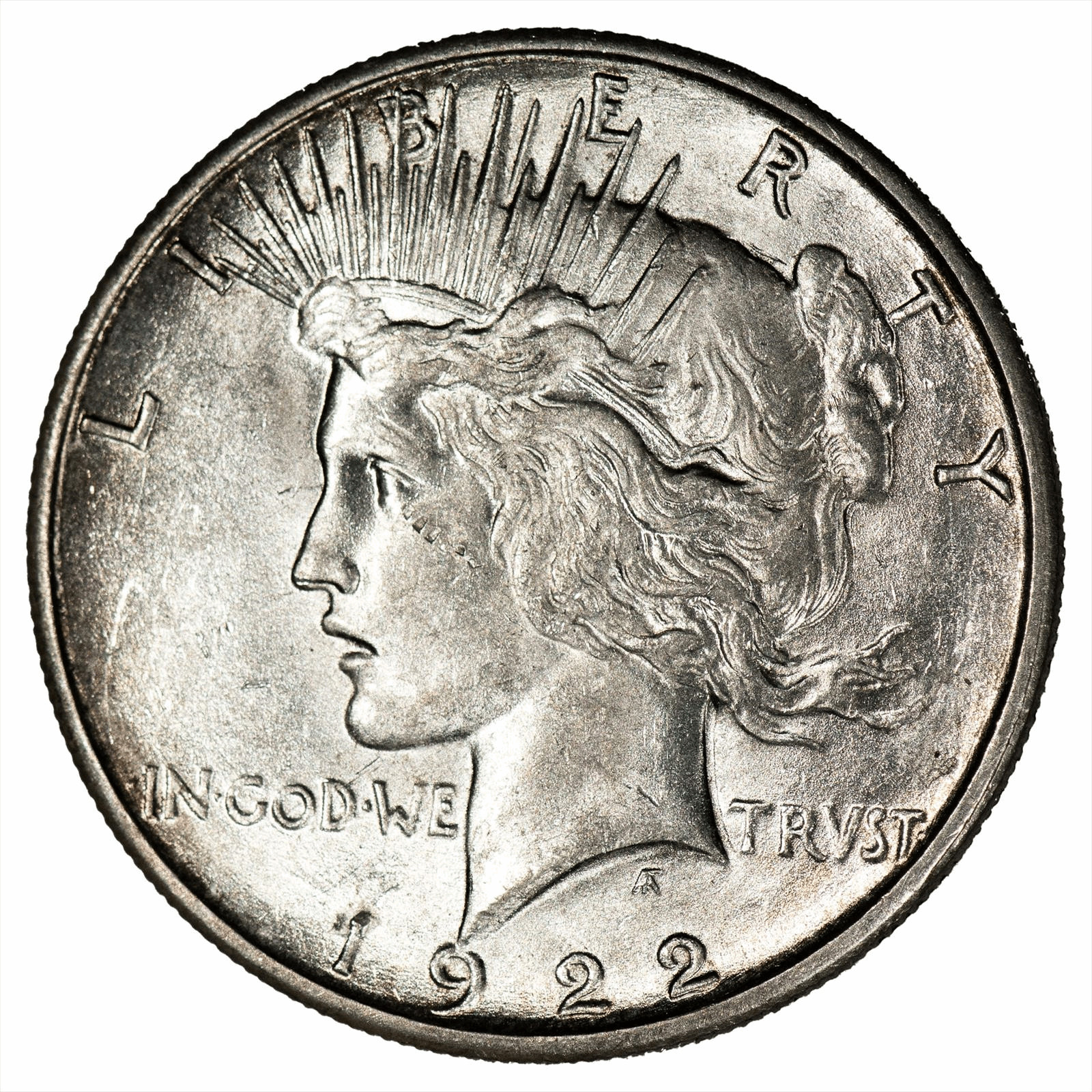 1922S Silver Peace Dollar $1 Raw