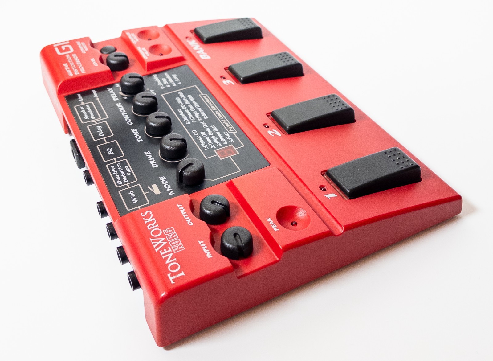 KORG Toneworks G1 Multi Effects Processor Tested Working Footswitch Issue