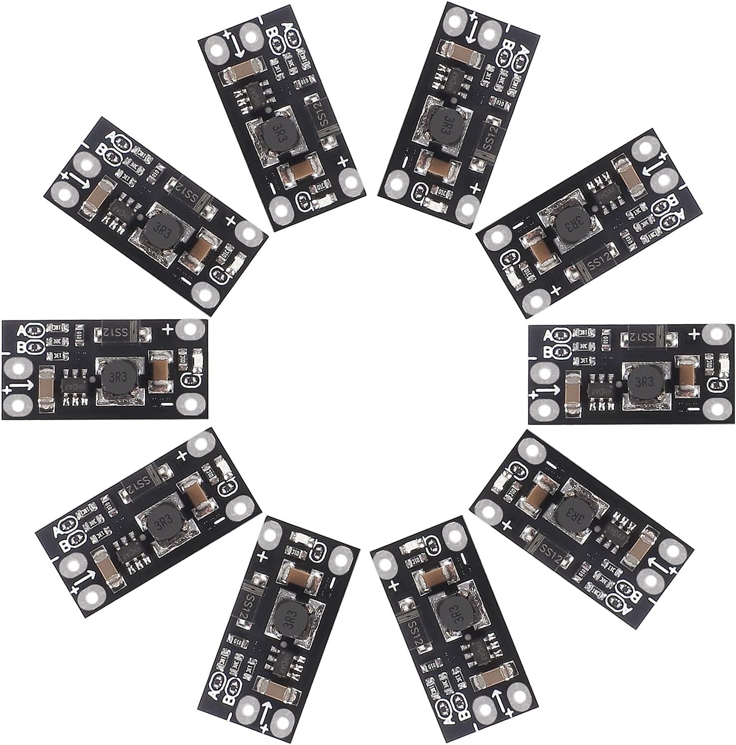 10PCS 1.5A Multi-Function Mini Boost Module Step Up Board 3.7V to 5V 8V 10pcs