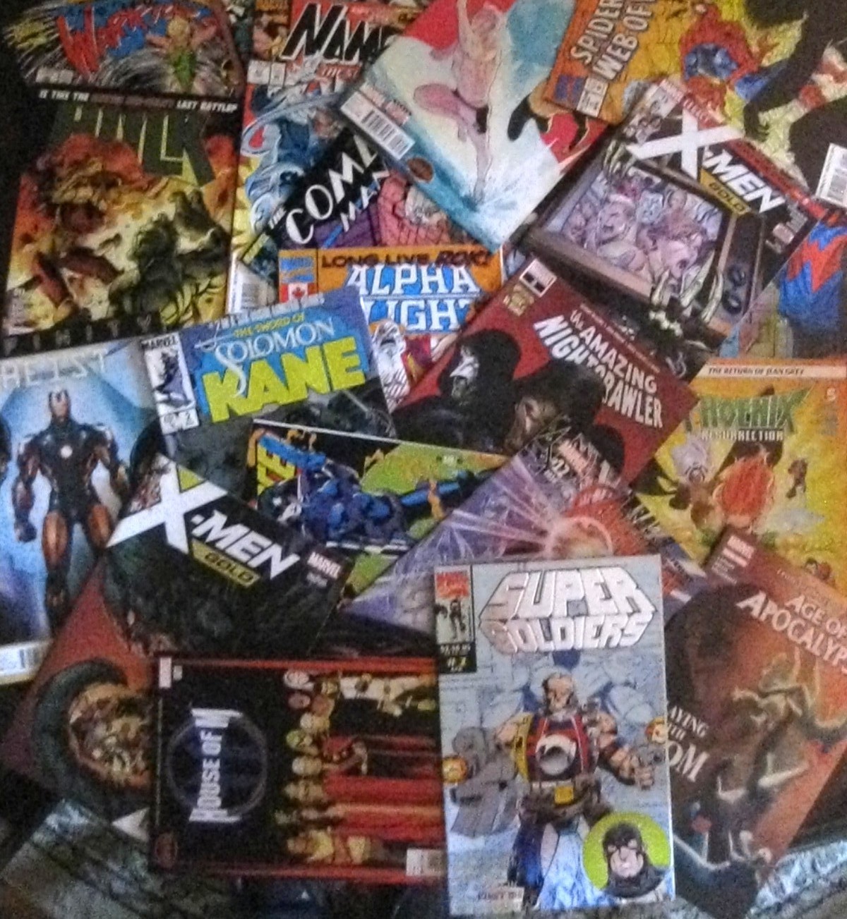 LOT OF 100 DIFFERENT 1980'S TO PRESENT MARVEL COMICS X-MEN SPIDEY FREE SHIPPING