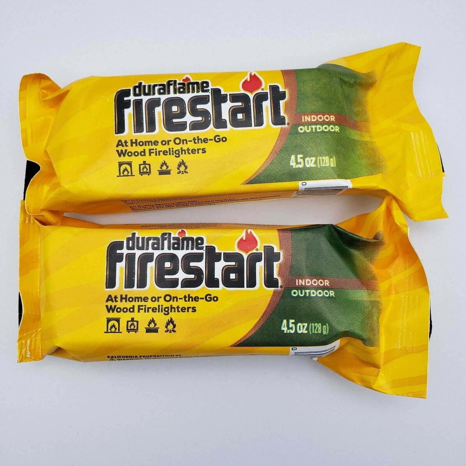 Duraflame Firestart 4.5oz Indoor/ Outdoor Easy Light Fire-starters 2 Packs