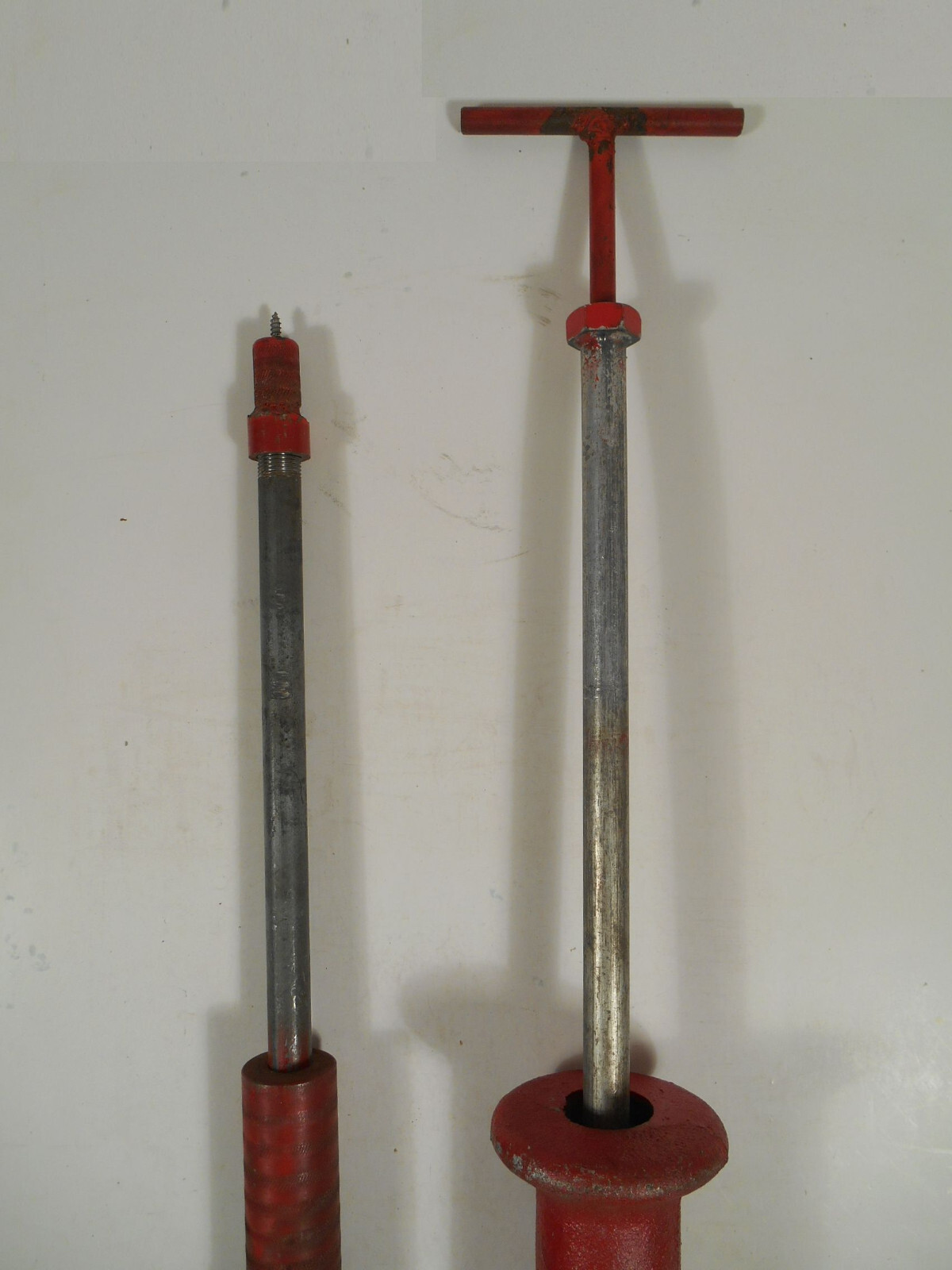 Vintage Pair Auto Body Dent Pullers Slide Hammers Puller Hammer