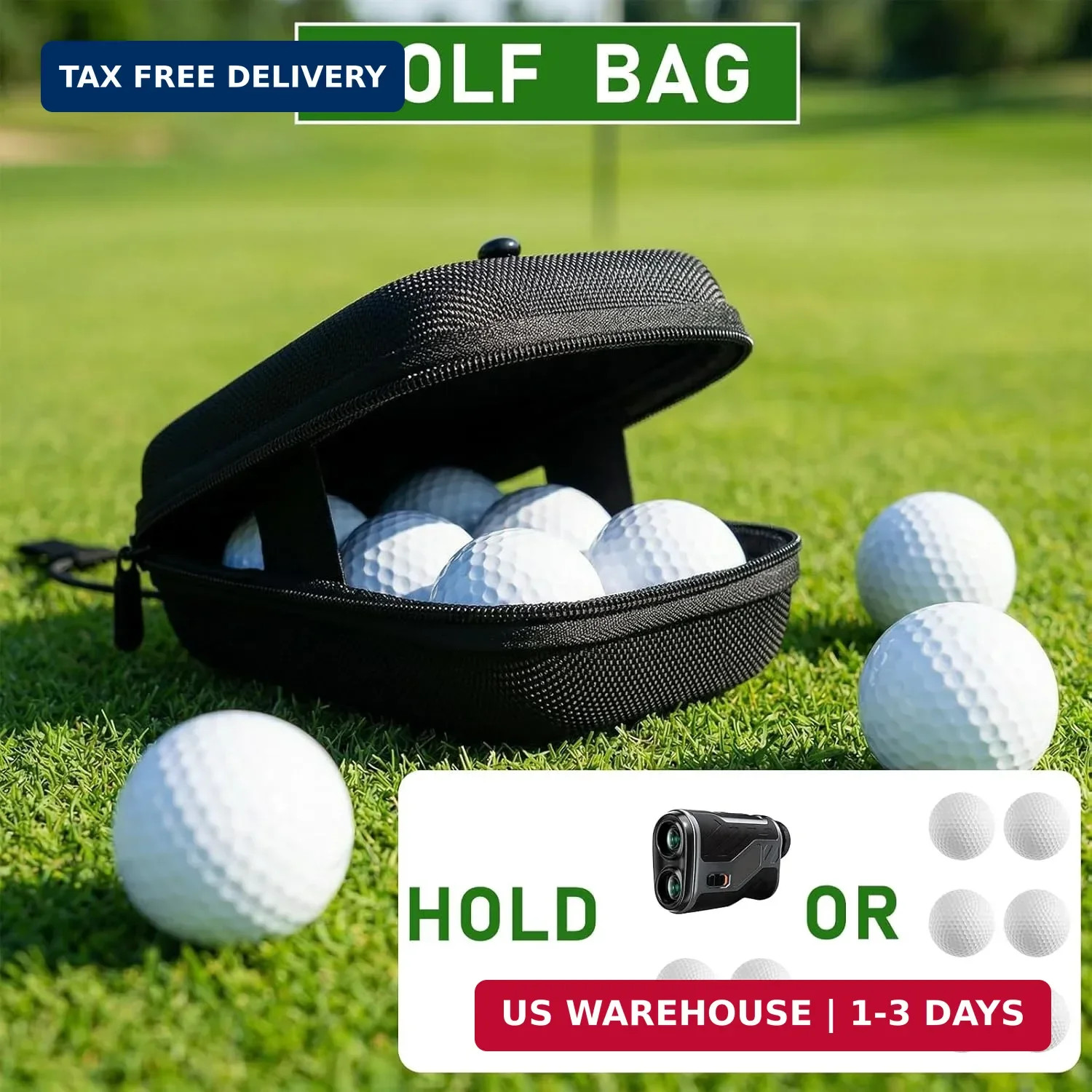 Range Finder Case, Protective Hard Shell Golf Rangefinder Case Anti-Scratch Univ