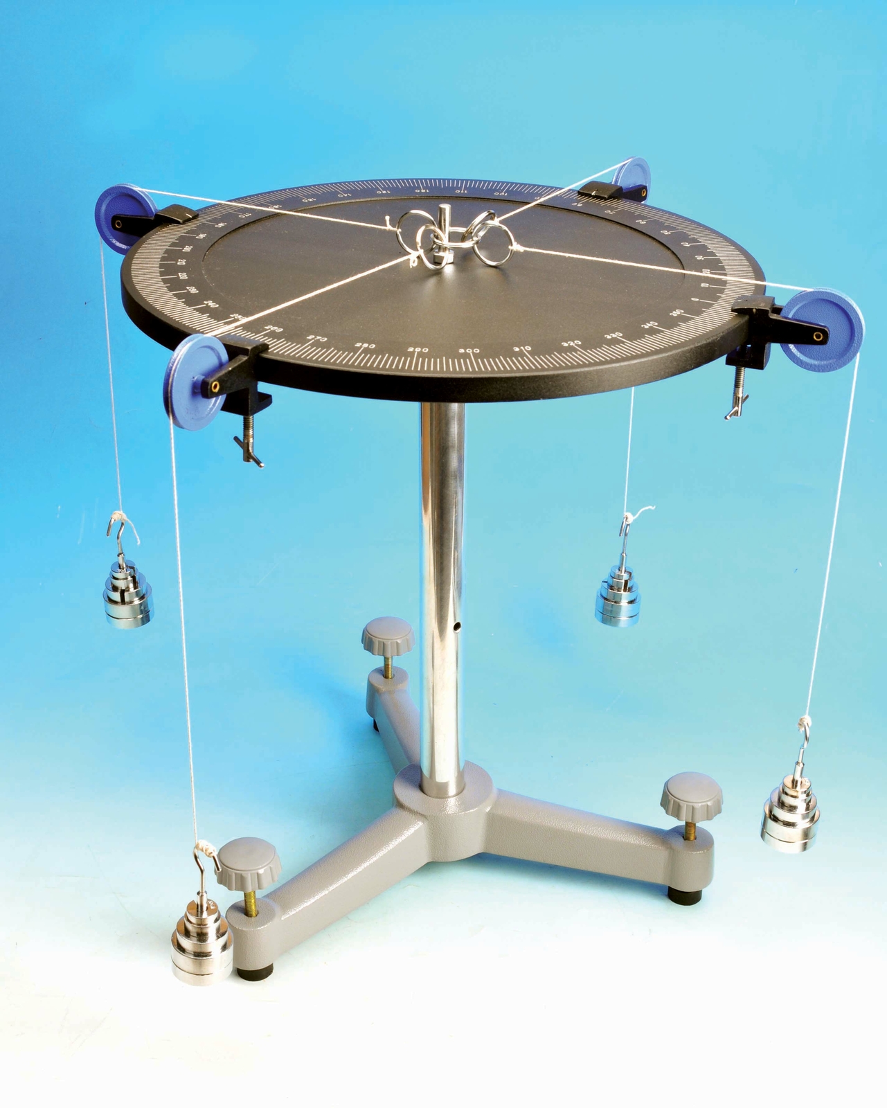Eisco Labs Precision Aluminum Force Table - 40cm diameter