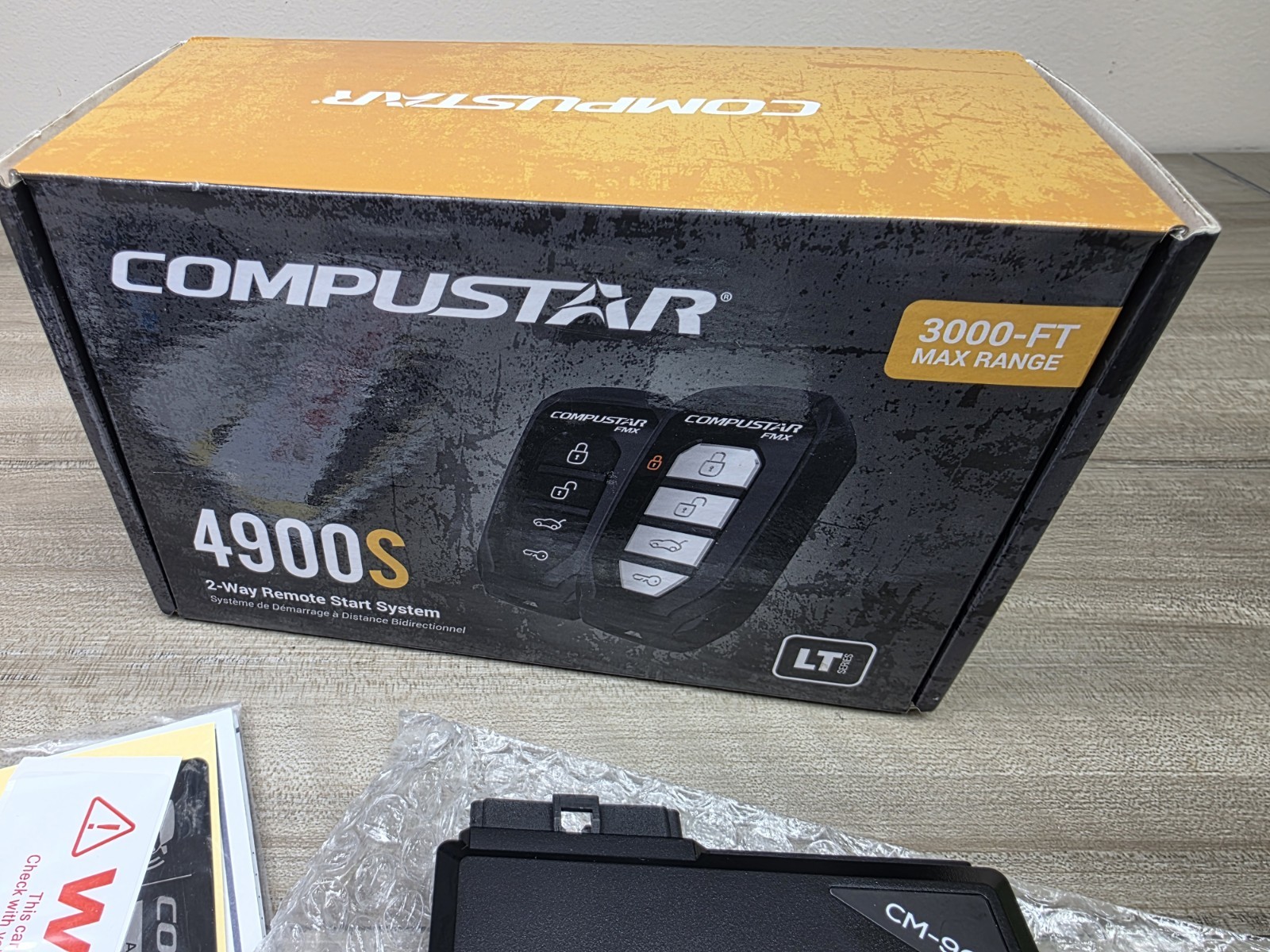 Compustar 4900s 2-way Remote Start System LT series 3000 FT