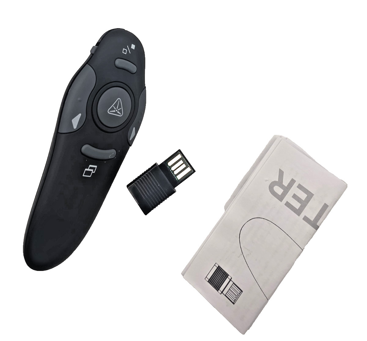 Wireless Presenter w/ Laser For Powerpoint On Mac Or Windows Plug & Play USB NEW