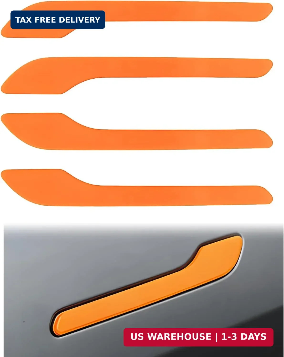 Fit Model 3(Highland) and Modle Y(Juniper) 2017-2025 Door Handle Decoration Full