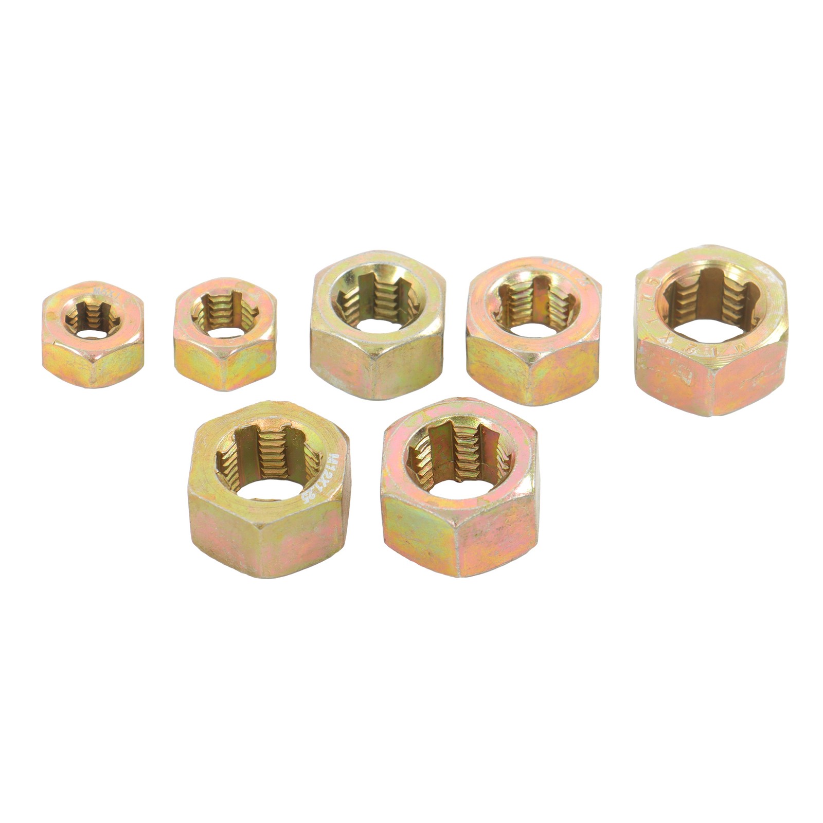 15pcs Metric Thread Chaser Set, Rethread Repair Tool M6-M12, Thread Restorer Kit