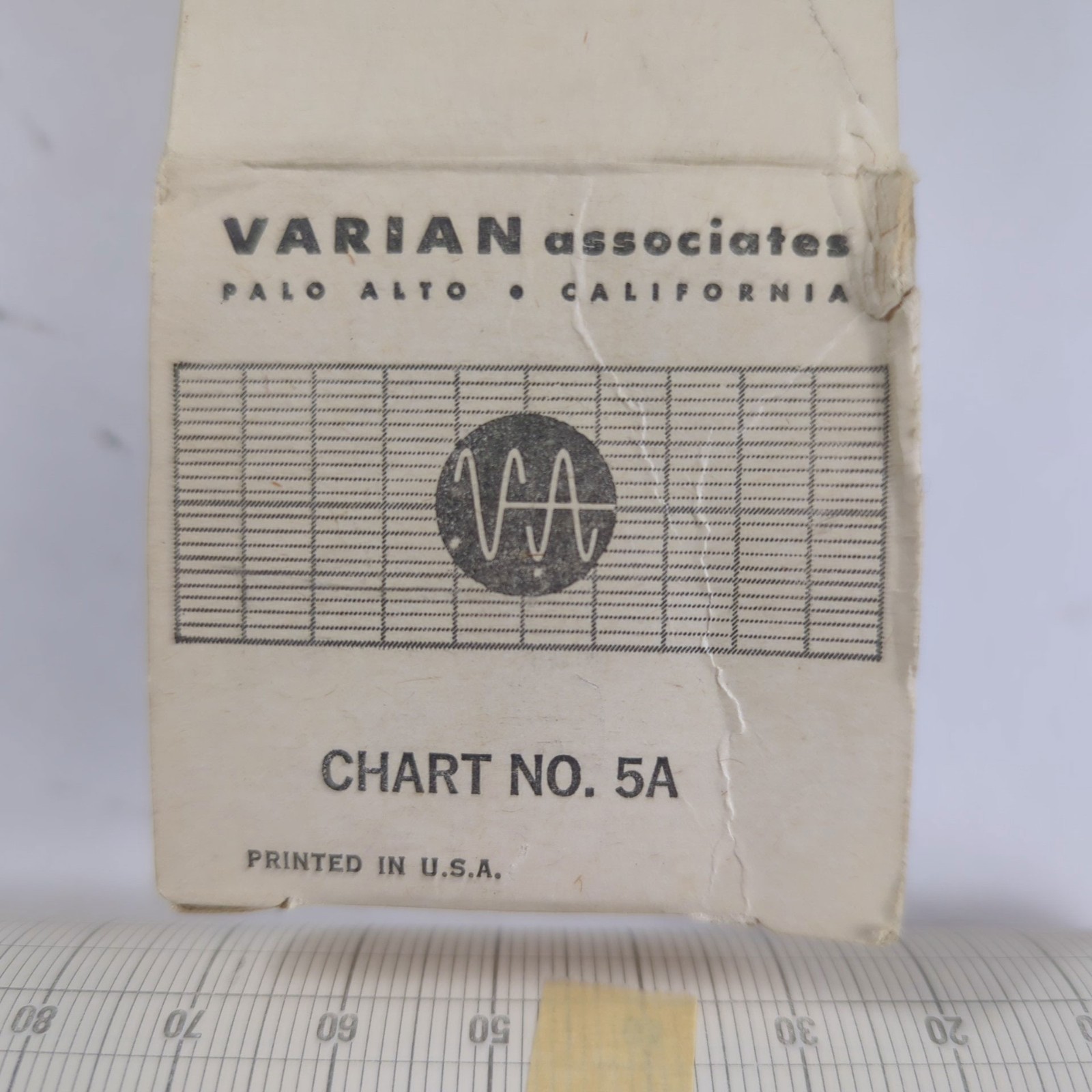 NOS 3 Varian Associates Chart Graph Paper #5A