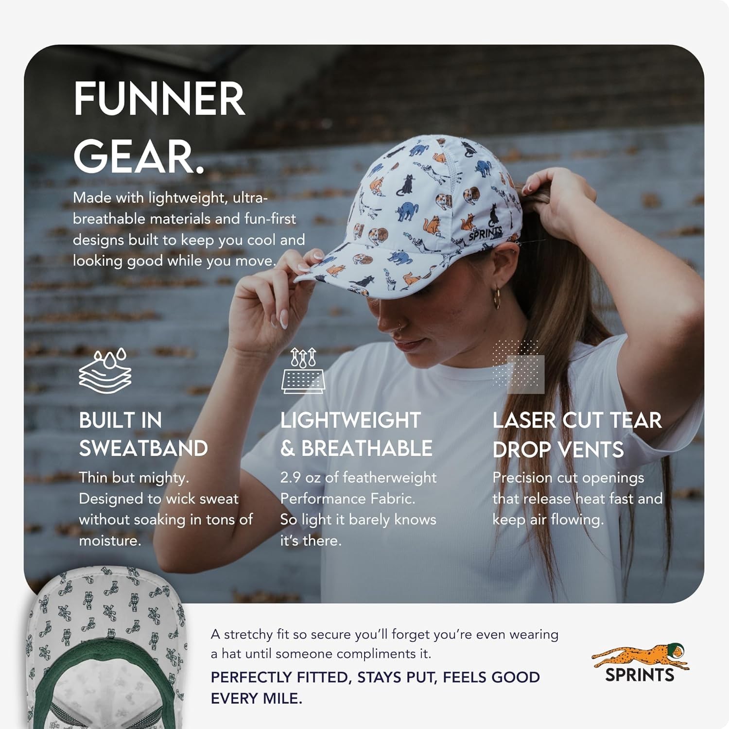 Lightweight Performance Running Cap