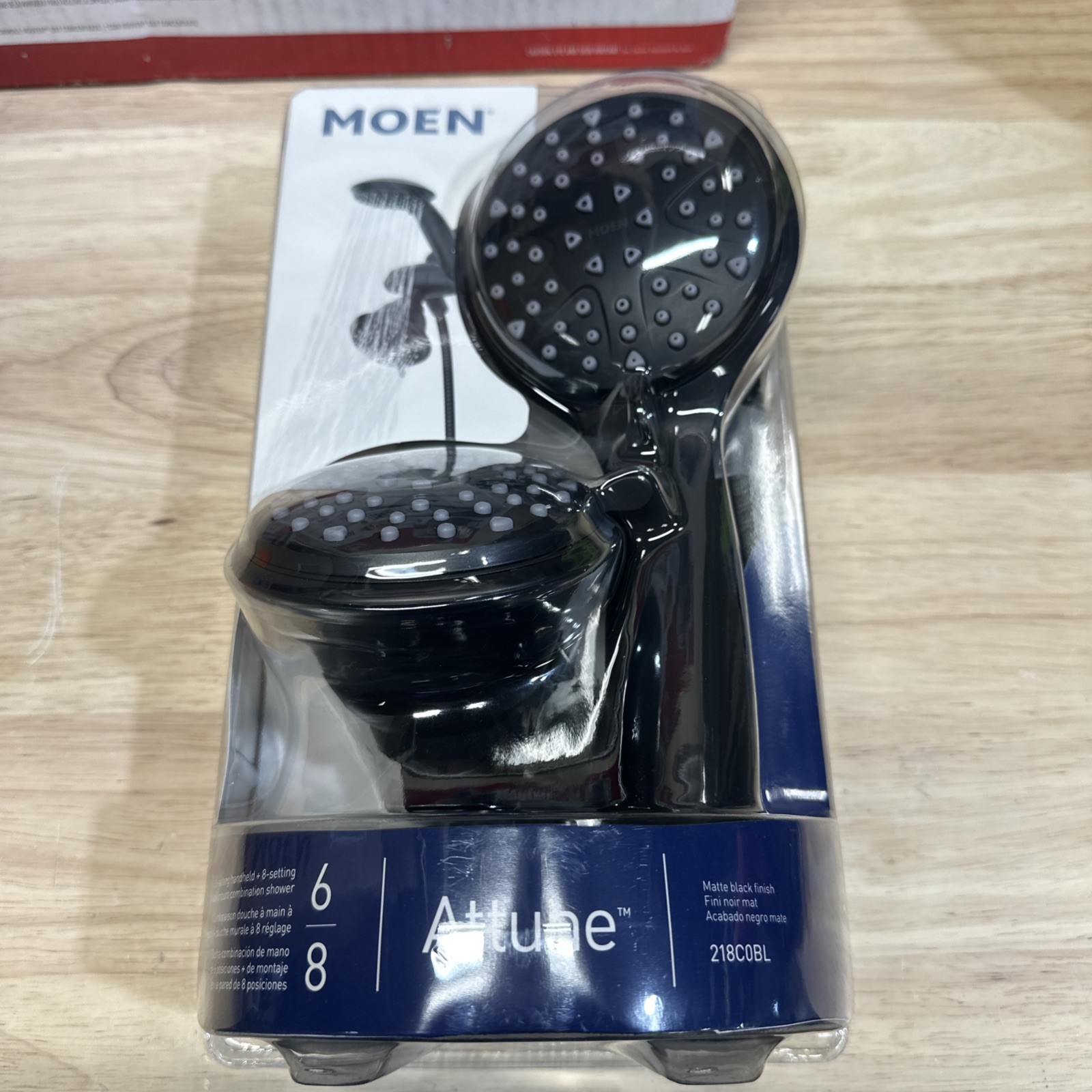 Moen Attune 8 Spray Dual Mount Hand Shower in Matte Black 218C0BL