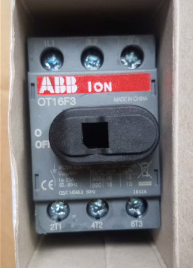 1PC New ABB Isolation switch OT16F3 16A 3P #LL