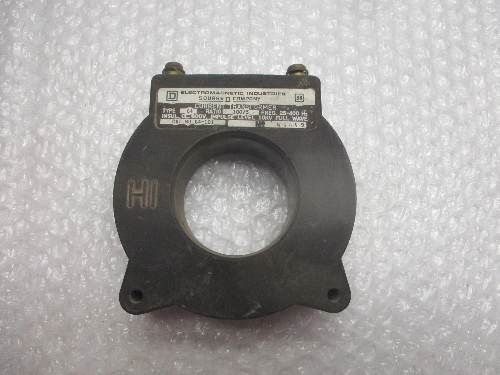 SQUARE D 64101 TRANSFORMER NSNP