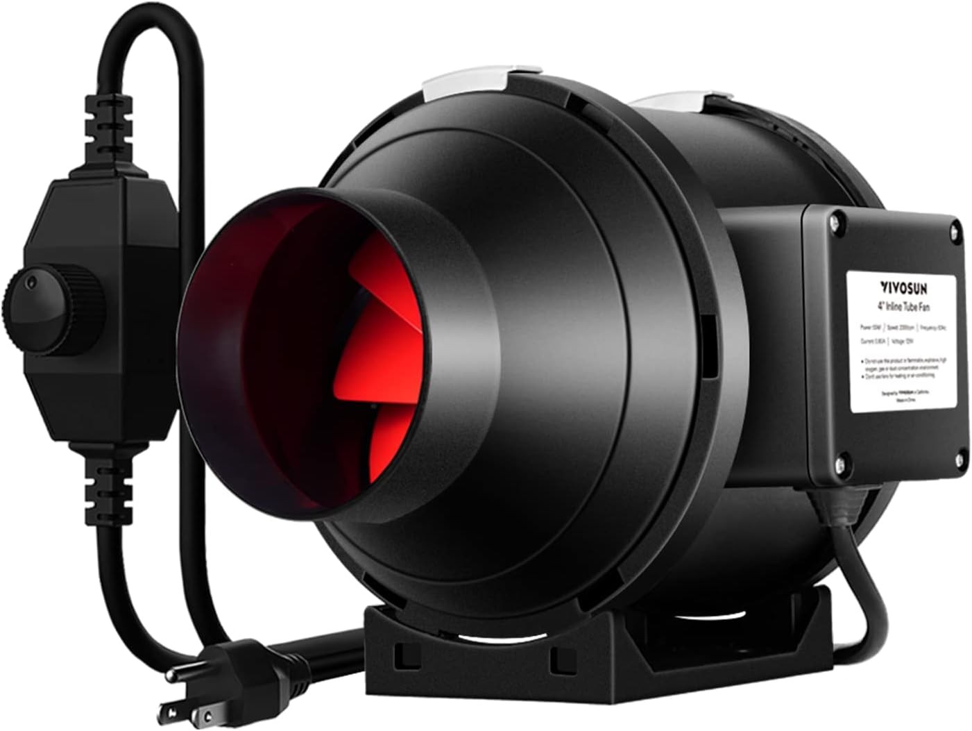 R4 4 Inch Inline Duct Ventilation Fan