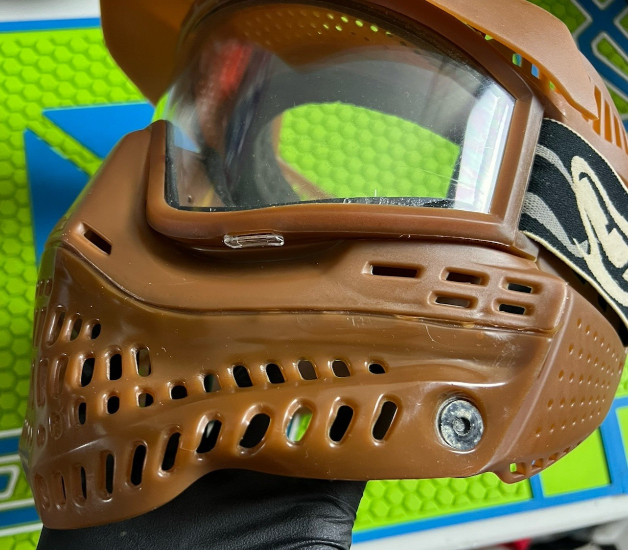 JT PROFLEX IZE - OG / BROWN - PAINTALL MASK GOGGLES - VINTAGE PROSHIELD THIN