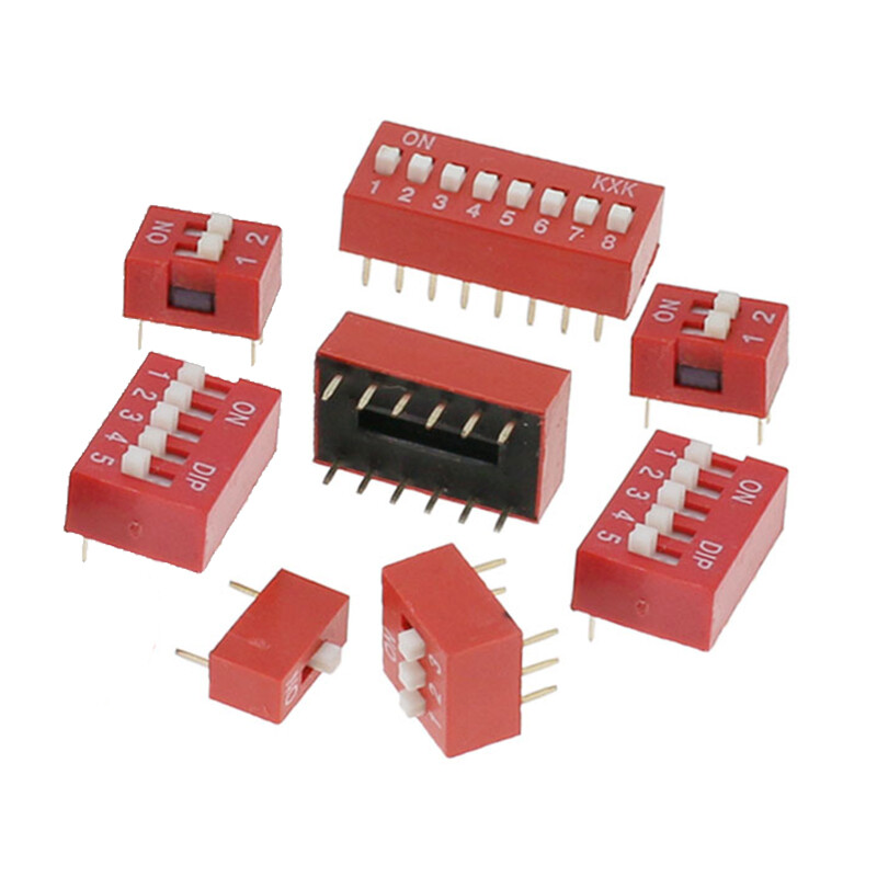 Slide Dip Switch Module 2.54mm DIL PCB Bread Board Piano Key Slide Flat Switches