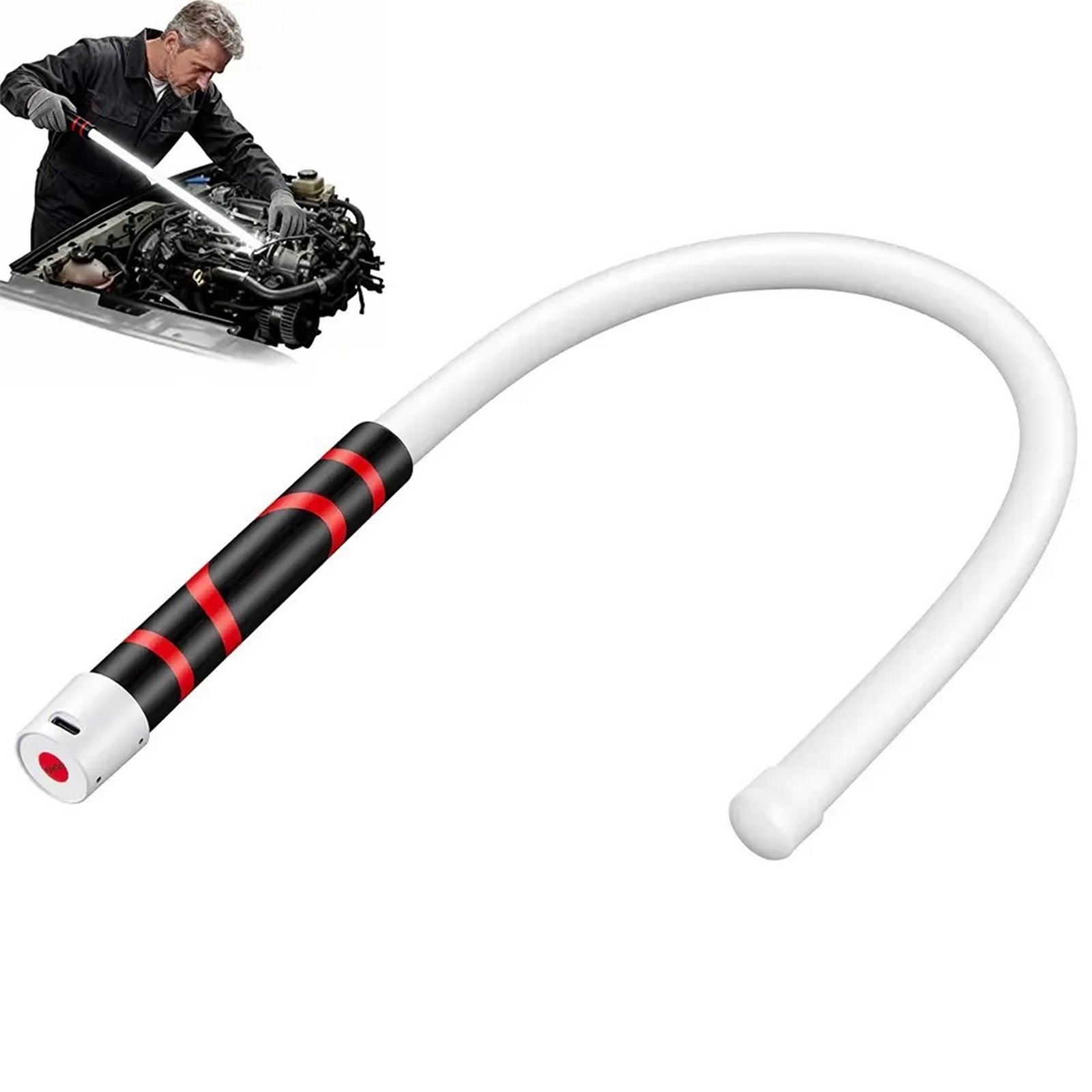 Flexible LED Flashlight Stick,Work Light with High- LED D1U47579