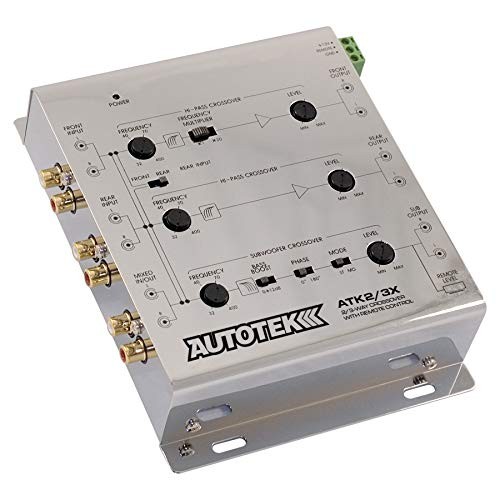 Silver ATK2 3X Active Crossover Processor – 8.5 Volts – 2-Way and 3-Way
