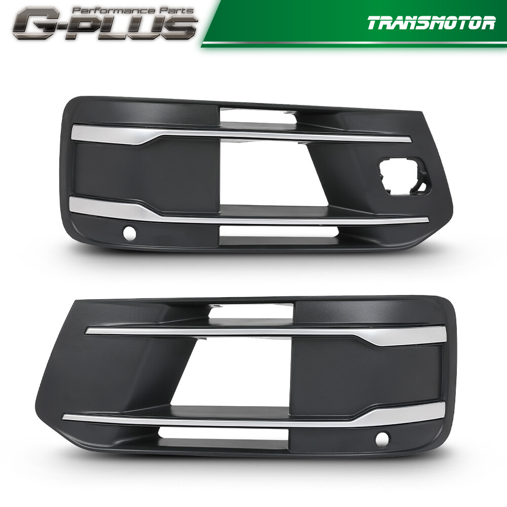 Fit For 2016-2019 Audi Q7 Front Bumper Fog Light Grille Cover Bezel Insert