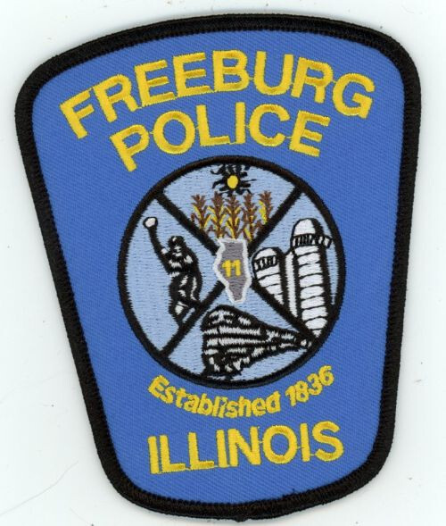 ILLINOIS IL FREEBURG POLICE NICE SHOULDER PATCH SHERIFF