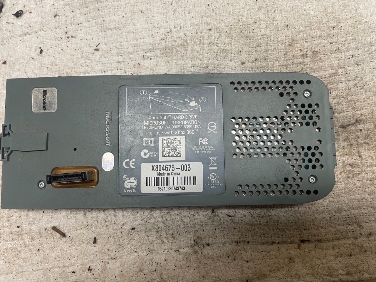 Xbox 360 20GB HDD hard drive - model X804675-003 - Fully Tested