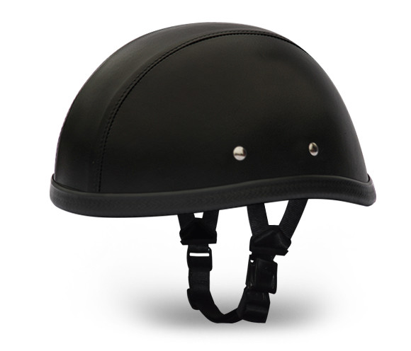 Daytona Eagle Novelty Motorcycle Helmet REAL LEATHER COVERED -ALL SIZES