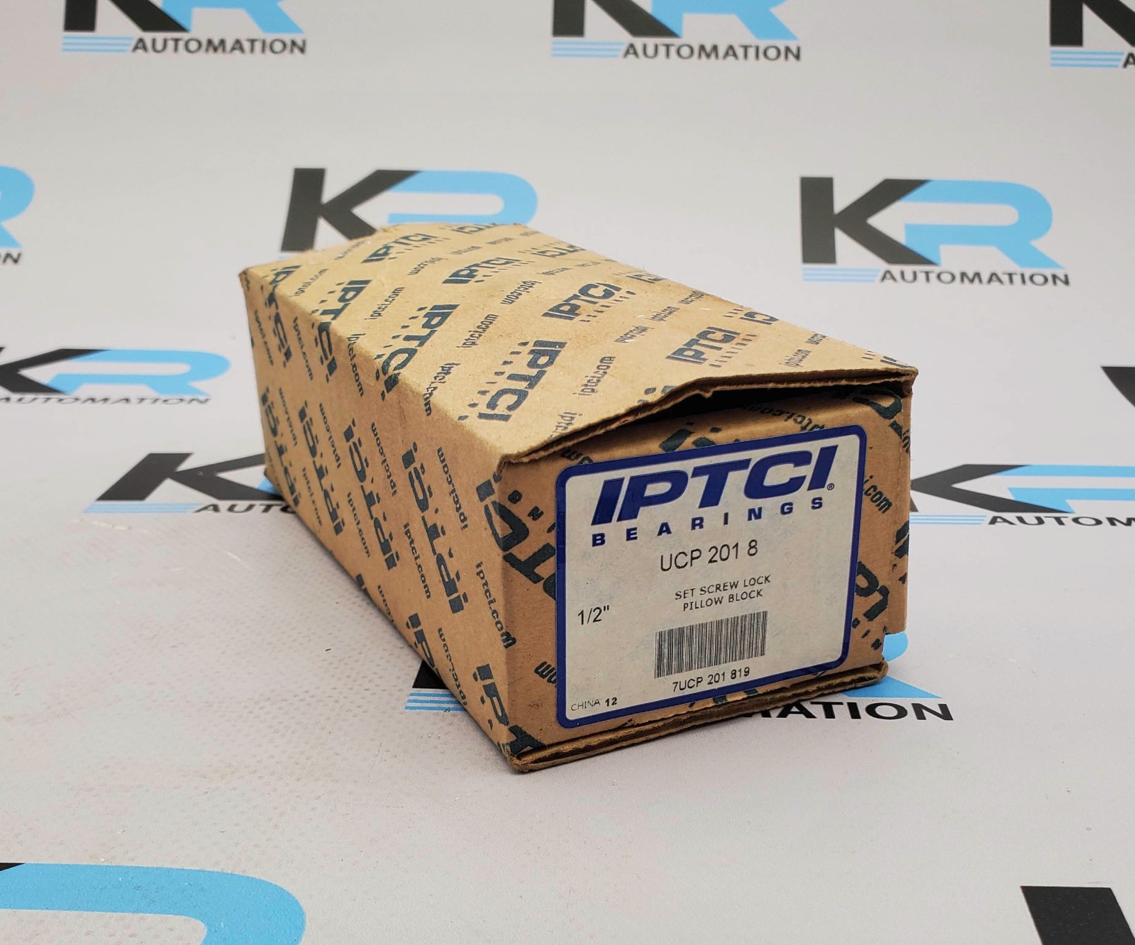 *Lot Of 2* IPTCI Bearings UCP 201 8 Set Screw Lock Pillow Block 1/2"