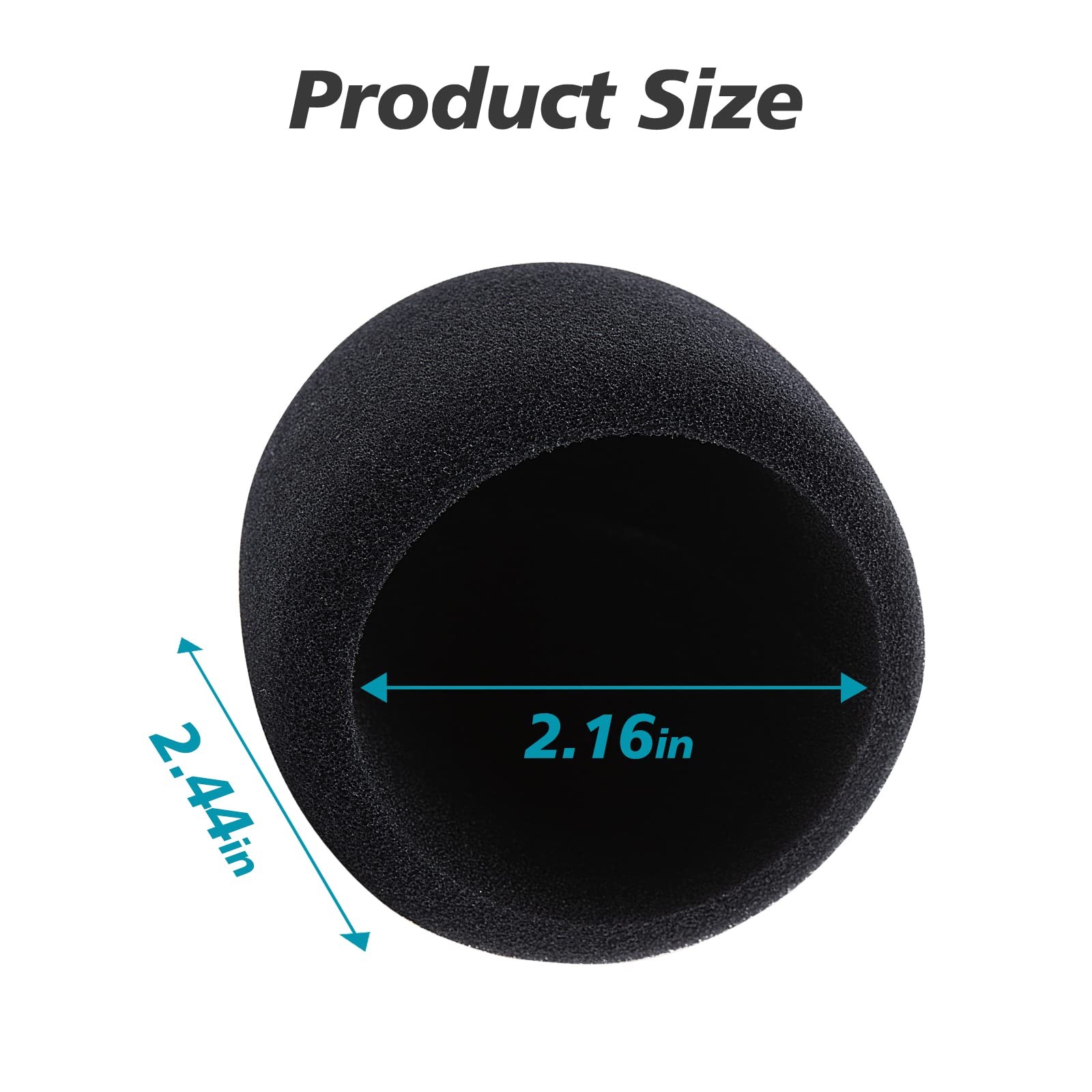 Yeti Nano Microphone Foam Windscreen - Pop Filter Cover 1 Pack
