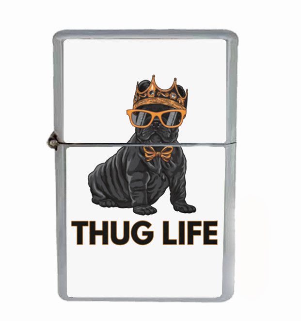 Thug Life Rs1 Flip Top Oil Lighter Wind Resistant