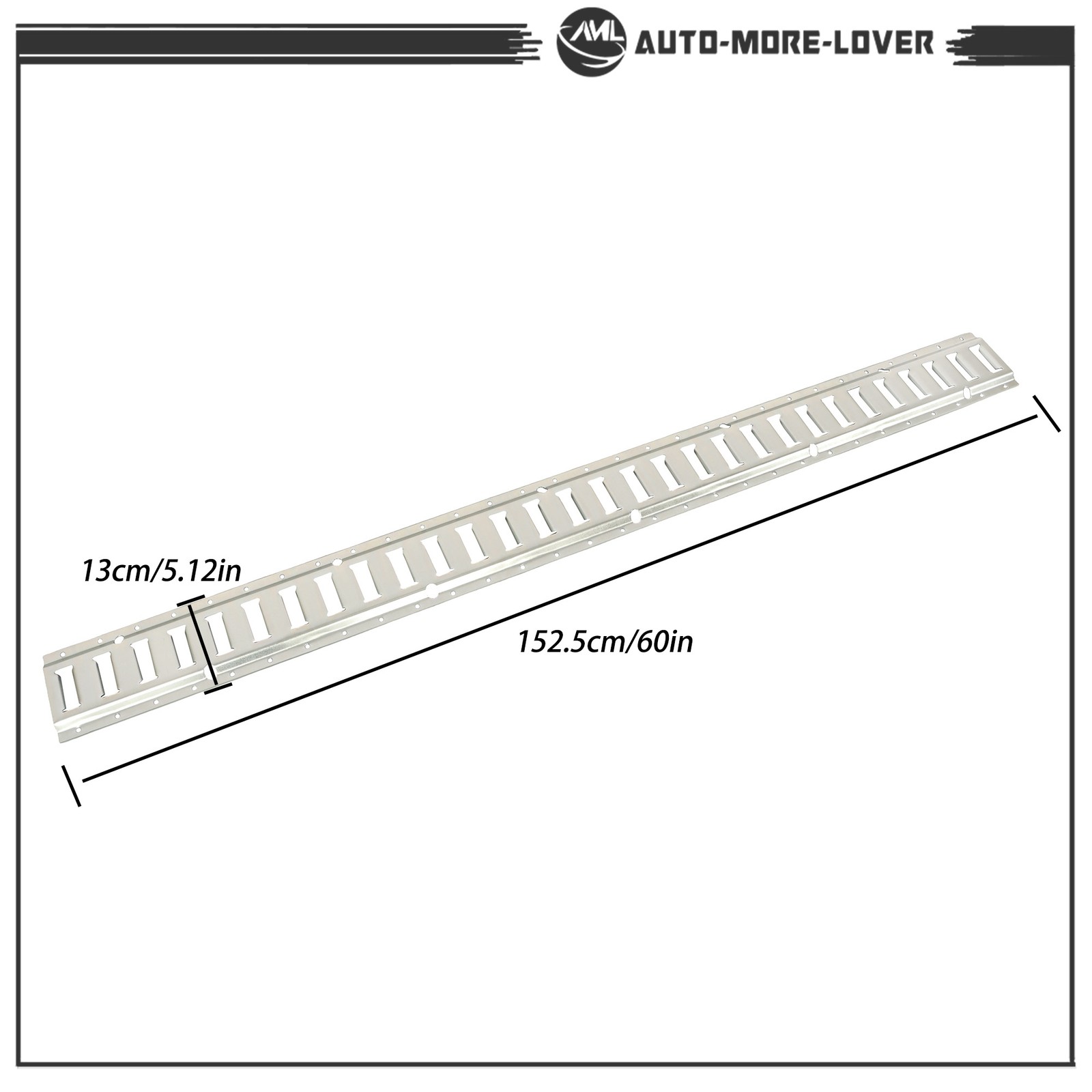 24PC E Track Tie-Down Rail Kit 5' E-Tracks Set Includes 8 Steel Rails & 8 O-Ring