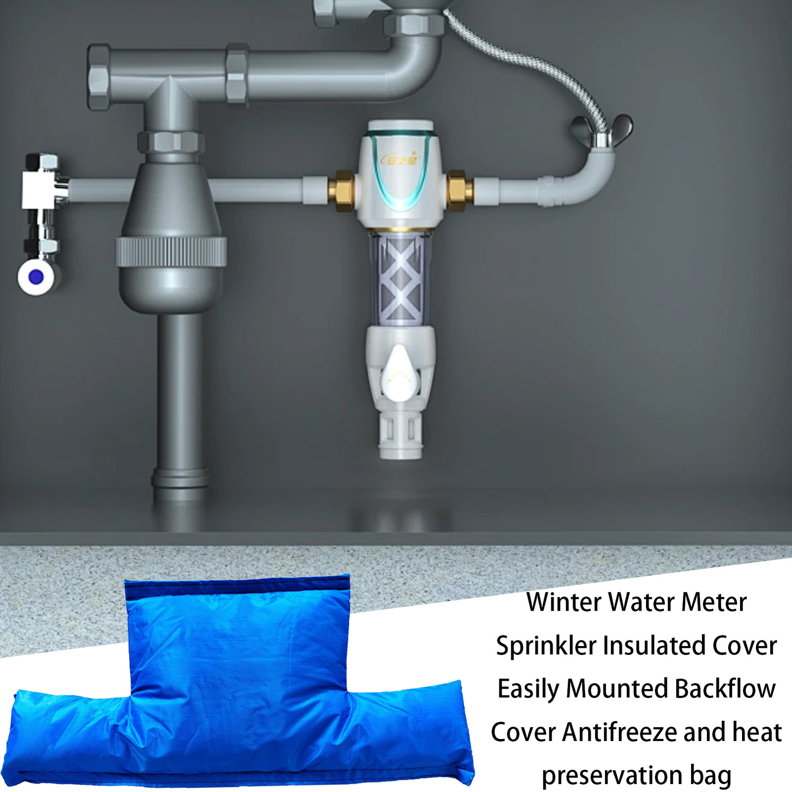 Water Meter Insulation Cover Blanket Kit Insulation Cover Fireproof Thickened