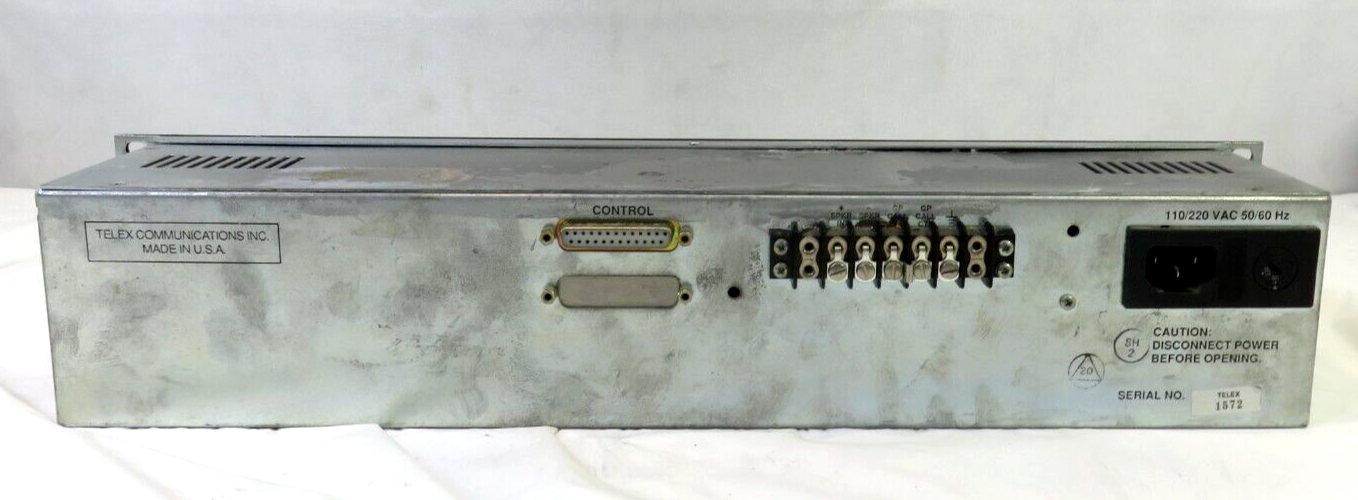 RTS Systems CS9500 Matrix Intercom System, FOR PARTS/ REPAIR