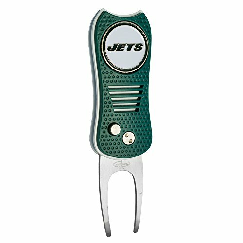 New York Jets Switchblade Divot Tool with ball marker, magnetically attach