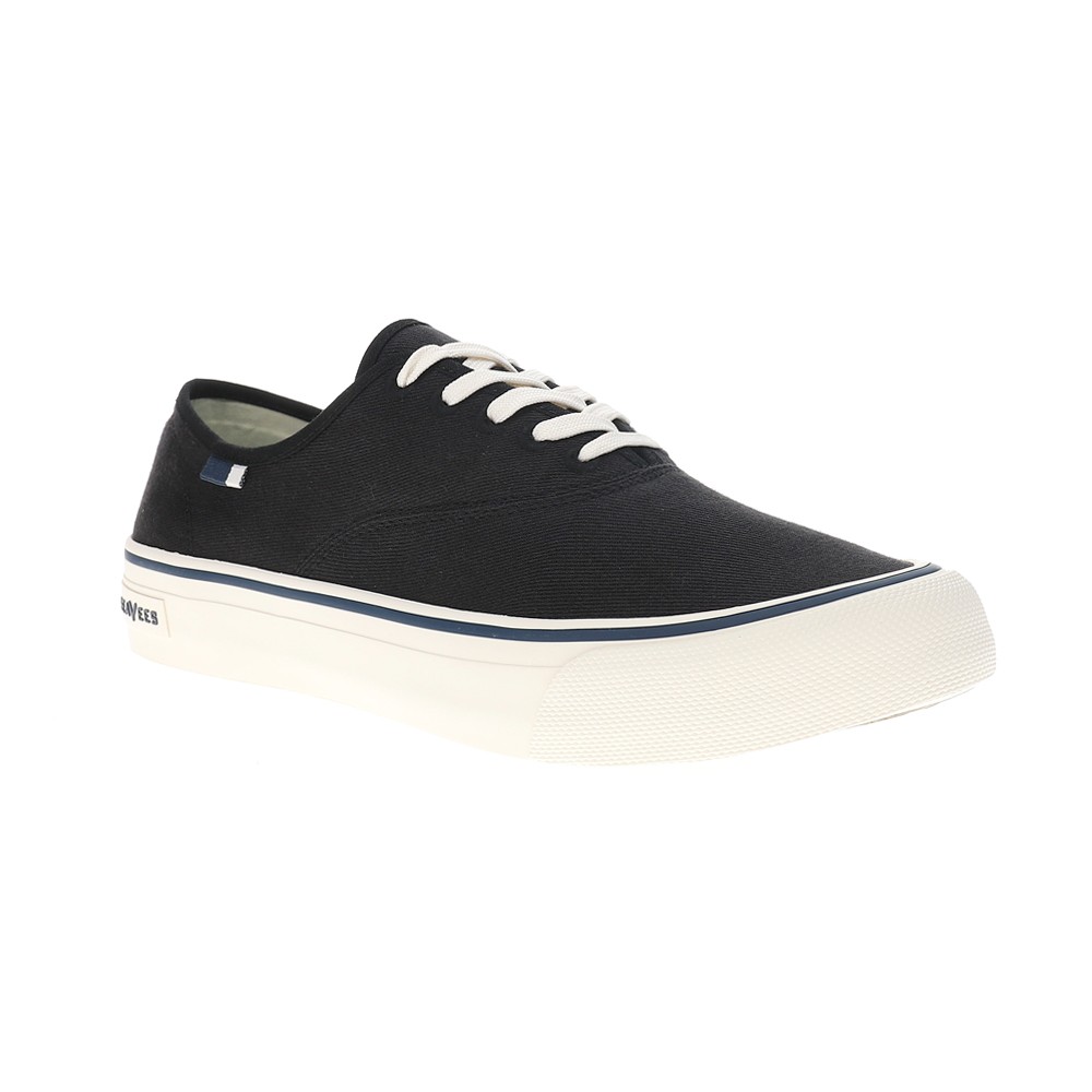 SeaVees Seachange Cvo Lace Up Mens Black Sneakers Casual Shoes MSCVC23SCV-BLK