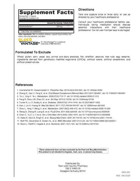 Maxsorb Berberine