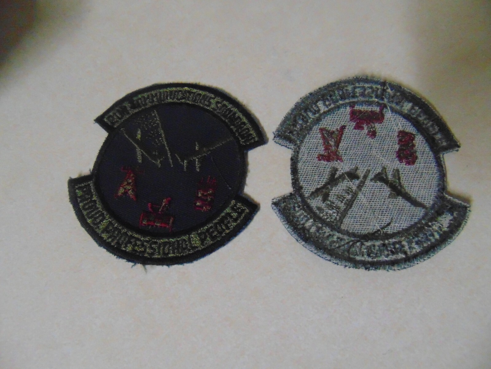 MILITARY PATCH SEW ON OLDER POCKET US AIR FORCE 2110 COMMUNICATIONS SQUADRON