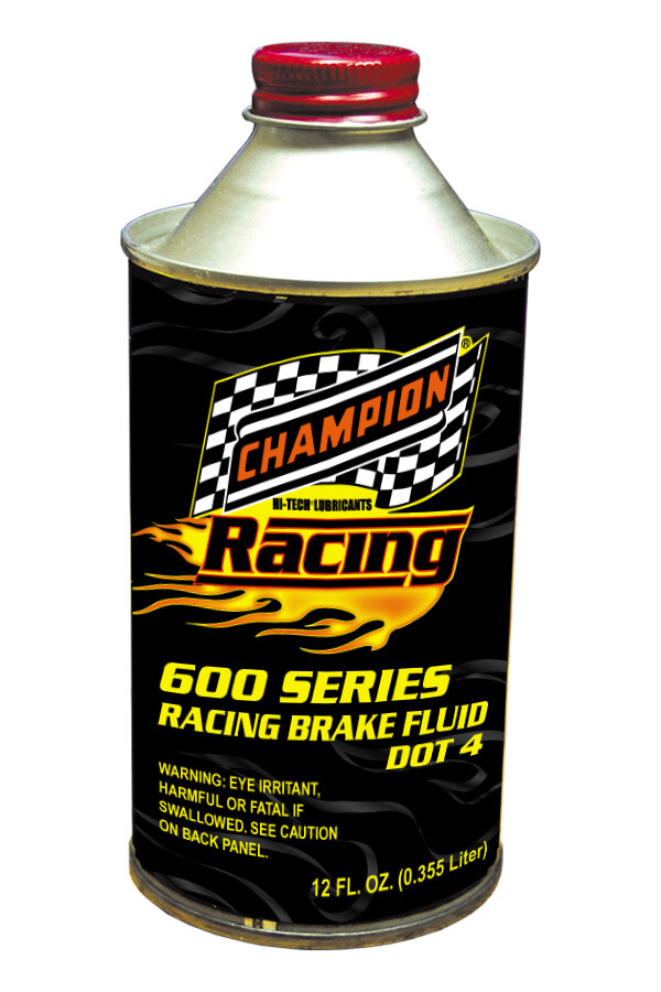 Champion 4059K Racing Brake Fluid DOT 4 Racing 600 Series 12oz Can/ Bottle