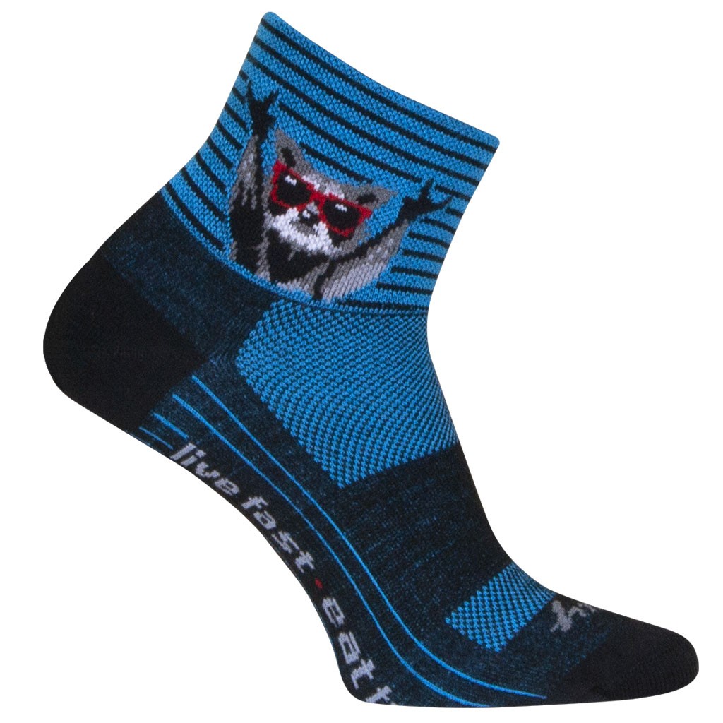 Sockguy Live Fast Cycling Socks 9-13 Blue