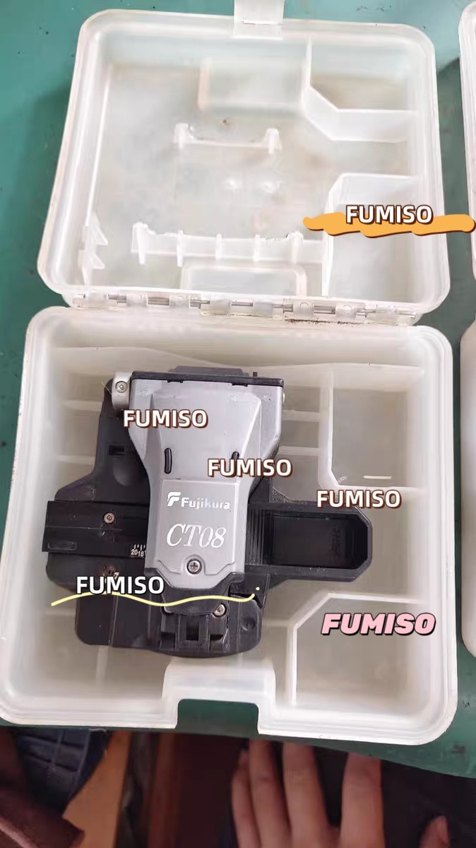 USED Fujikura CT-08 CT08 Optical Fiber Cleaver Cut Cutting Tools~