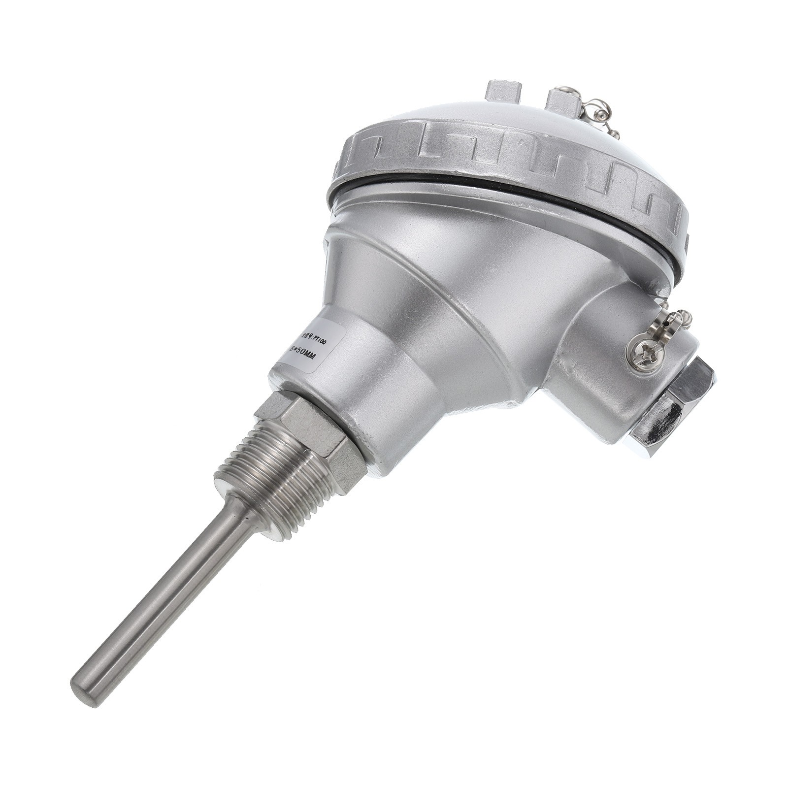 PT100 1/2" NPT RTD Thermocouple Temperature Sensor Probe -50 to 420C, 8x50mm