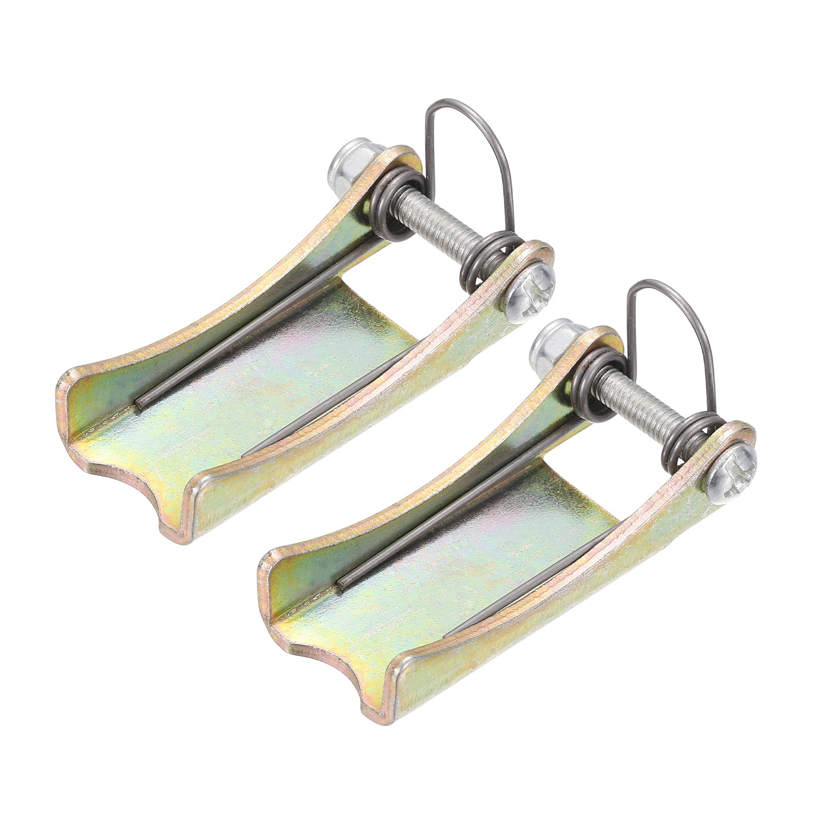 2pcs 2 Inch 1T Hook Safety Latch Kit Steel Towing Hitch Replacement Brass