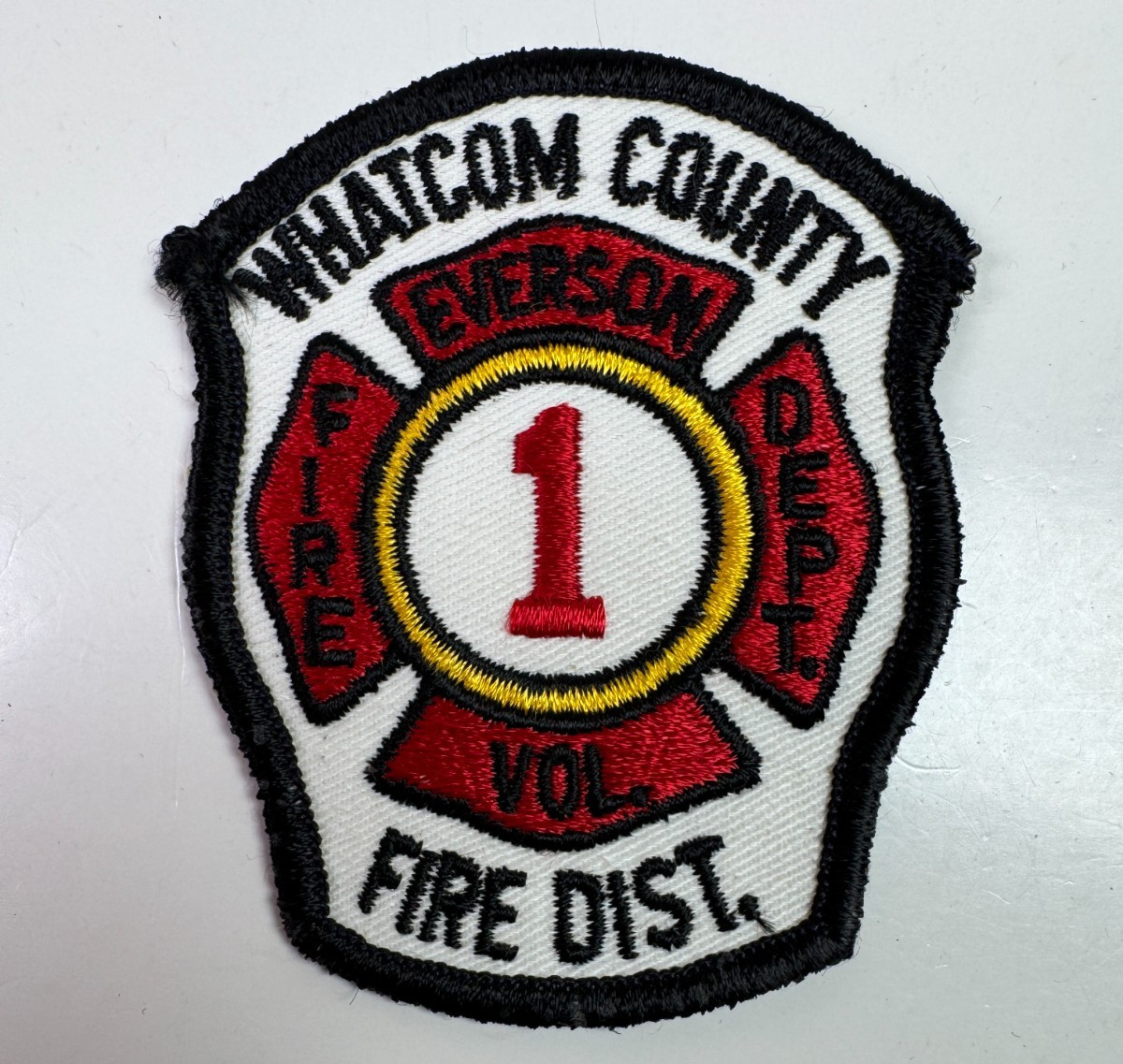 Everson Whatcom County Washington Fire 3.5" Patch HH8