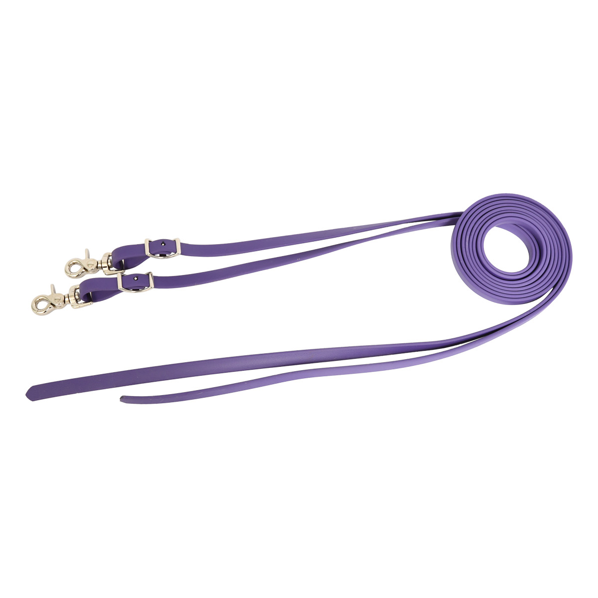 READY MADE-Purple WESTERN REINS with SNAPS made from Beta Biothane